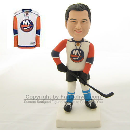 New York Islanders Cake Topper, Personalized NY Islanders Birthday Gift - Click Image to Close